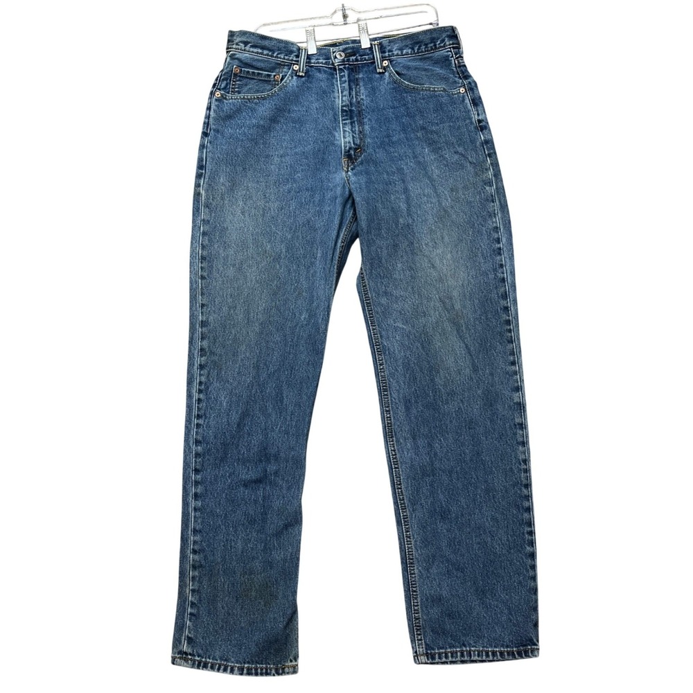 Levi's 550 Relaxed Fit Jeans Mens 36x34 Medium Wash Tapered Leg 5-Pocket Denim